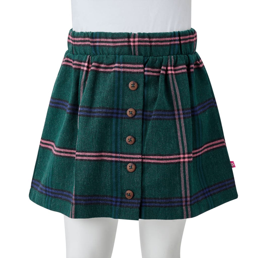 Kinderrok 104 donkergroen 104
