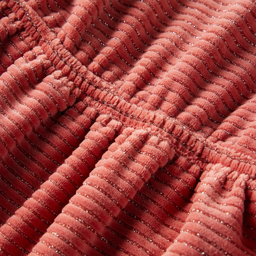 Kinderjurk met lange mouwen 116 middelroze