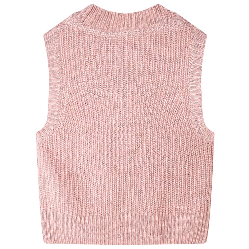 Kinderspencer gebreid 116 lichtroze 116