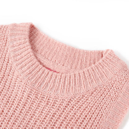 Kinderspencer gebreid 116 lichtroze 116