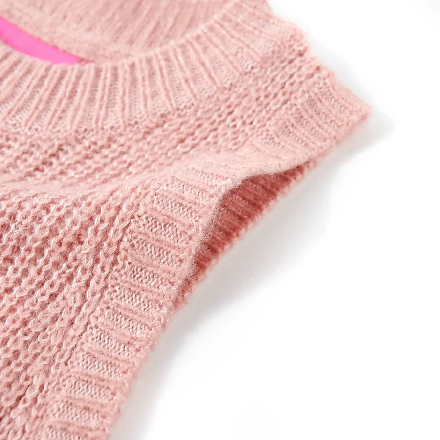 Kinderspencer gebreid 116 lichtroze 116