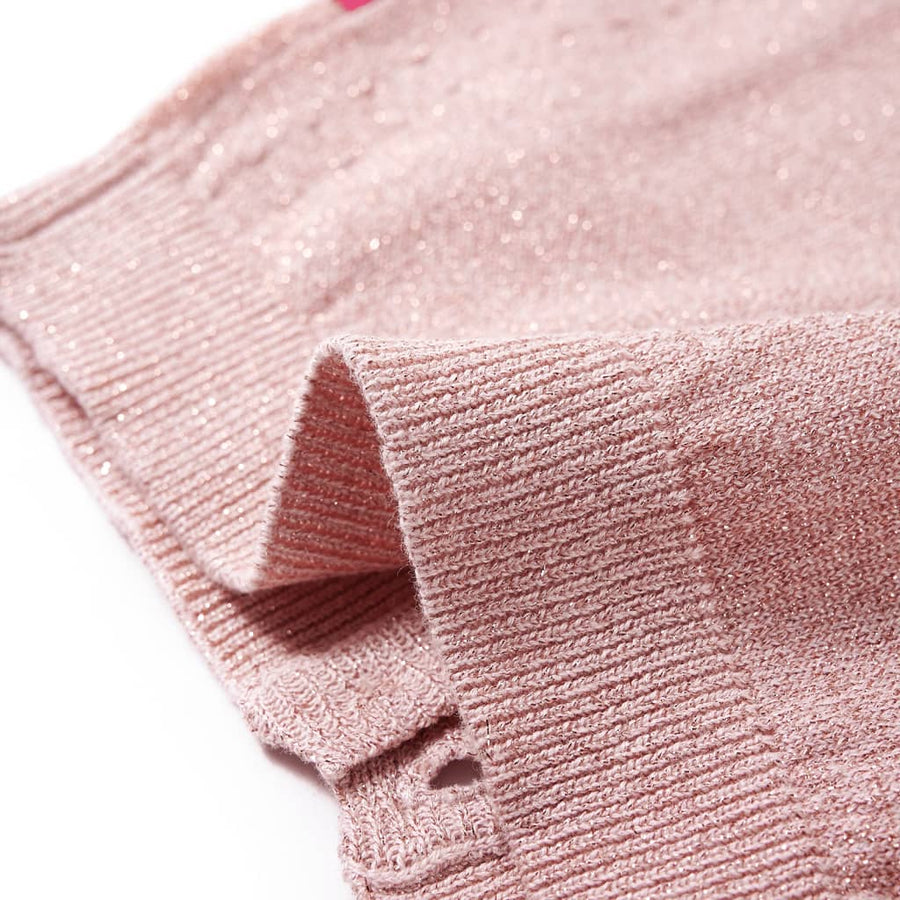 Kindervest gebreid 116 zachtroze Roze