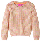 Children's knitted sweater size 104 soft pink