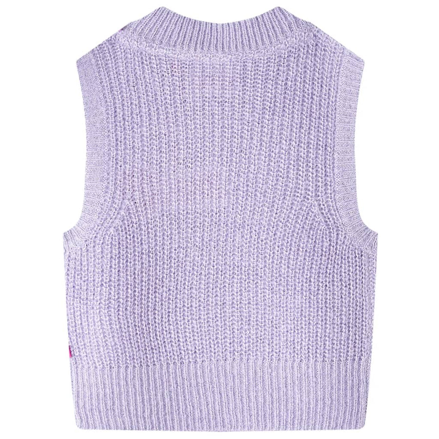 Kinderspencer gebreid 92 lichtlila 92