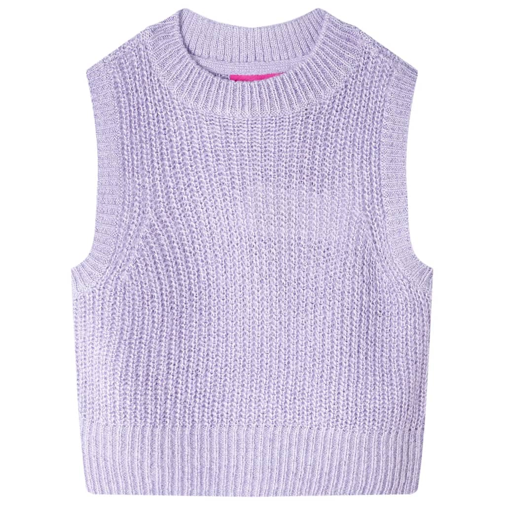 Kinderspencer gebreid 104 lichtlila 104