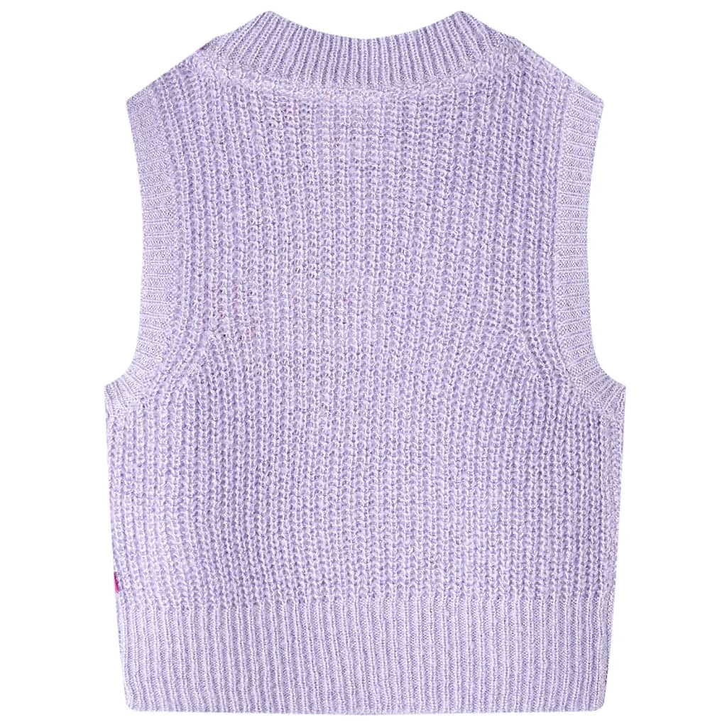 Kinderspencer gebreid 104 lichtlila 104