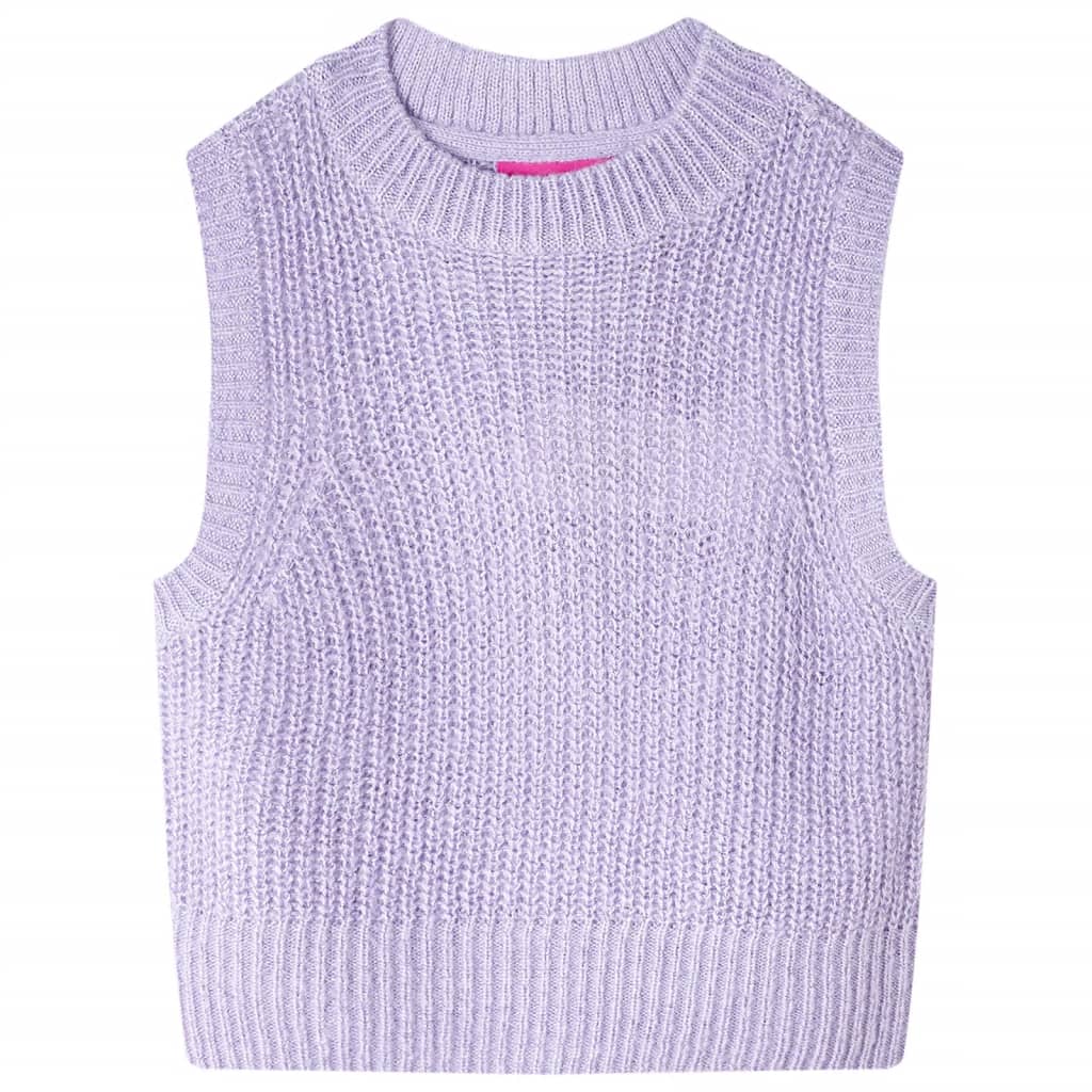 Kinderspencer gebreid 116 lichtlila 116
