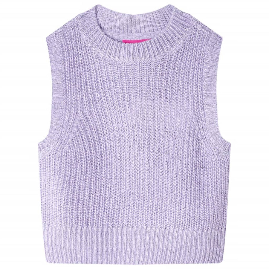 Kinderspencer gebreid 116 lichtlila 116