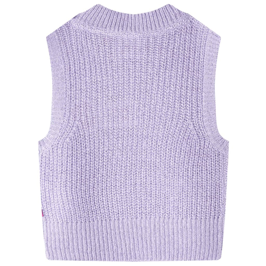 Kinderspencer gebreid 116 lichtlila 116