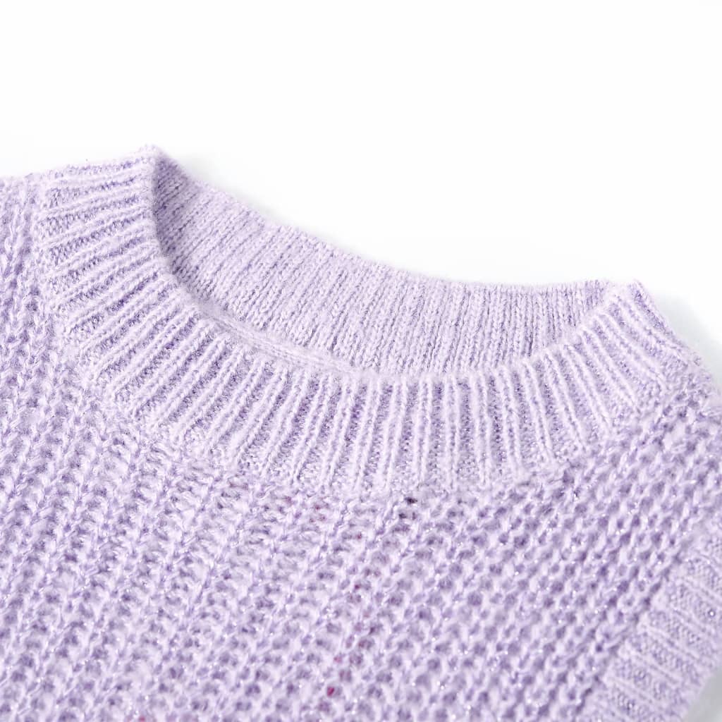 Kinderspencer gebreid 116 lichtlila 116