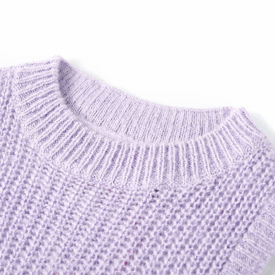 Kinderspencer gebreid 116 lichtlila 116