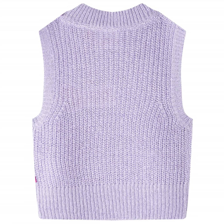 Kinderspencer gebreid 128 lichtlila 128
