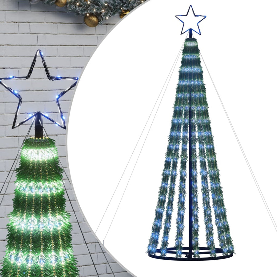 Lichtkegel 275 Blauwe Led's 180 Cm