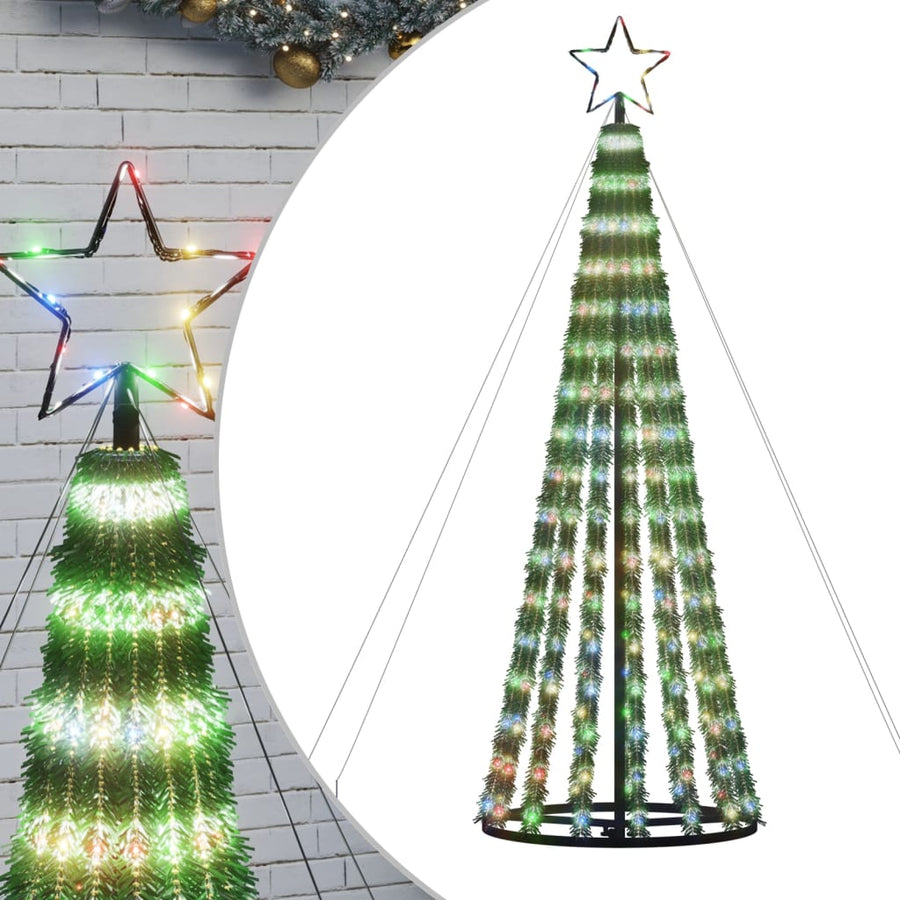 Lichtkegel 275 Meerkleurige Led's 180 Cm