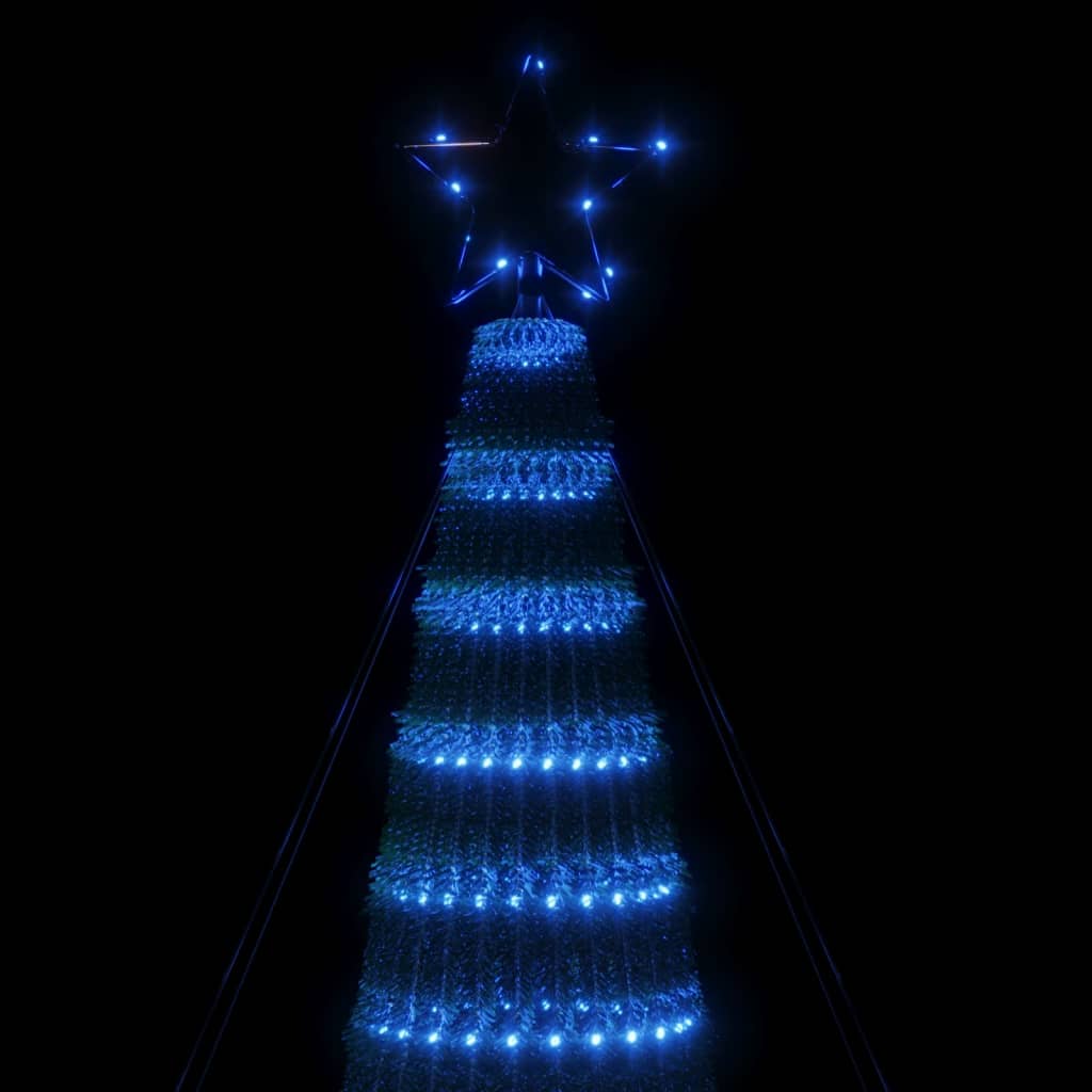 LED-kerstboom 688 LEDs 300 cm blauw