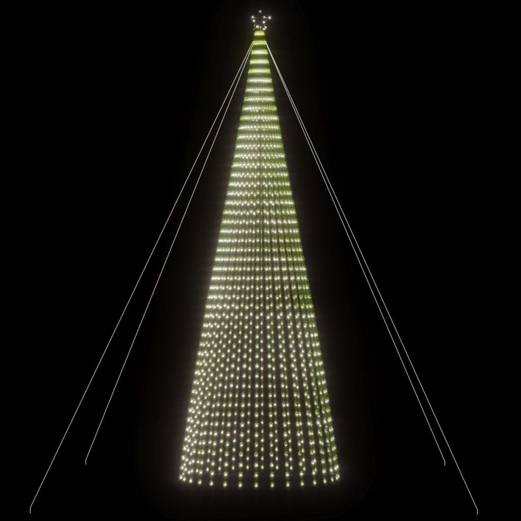 LED-kerstboom 1544 LEDs 500 cm koud wit