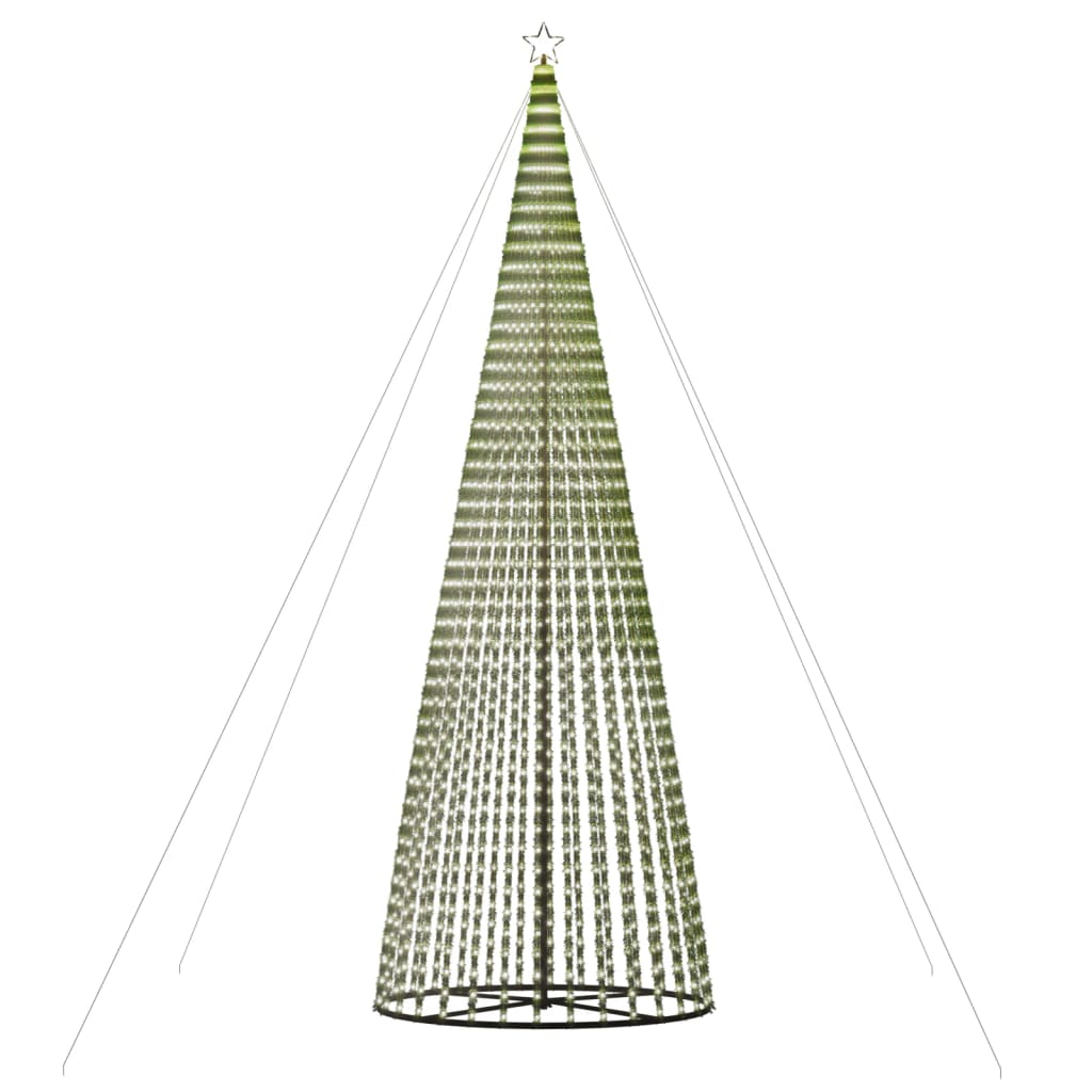 LED-kerstboom 1544 LEDs 500 cm koud wit