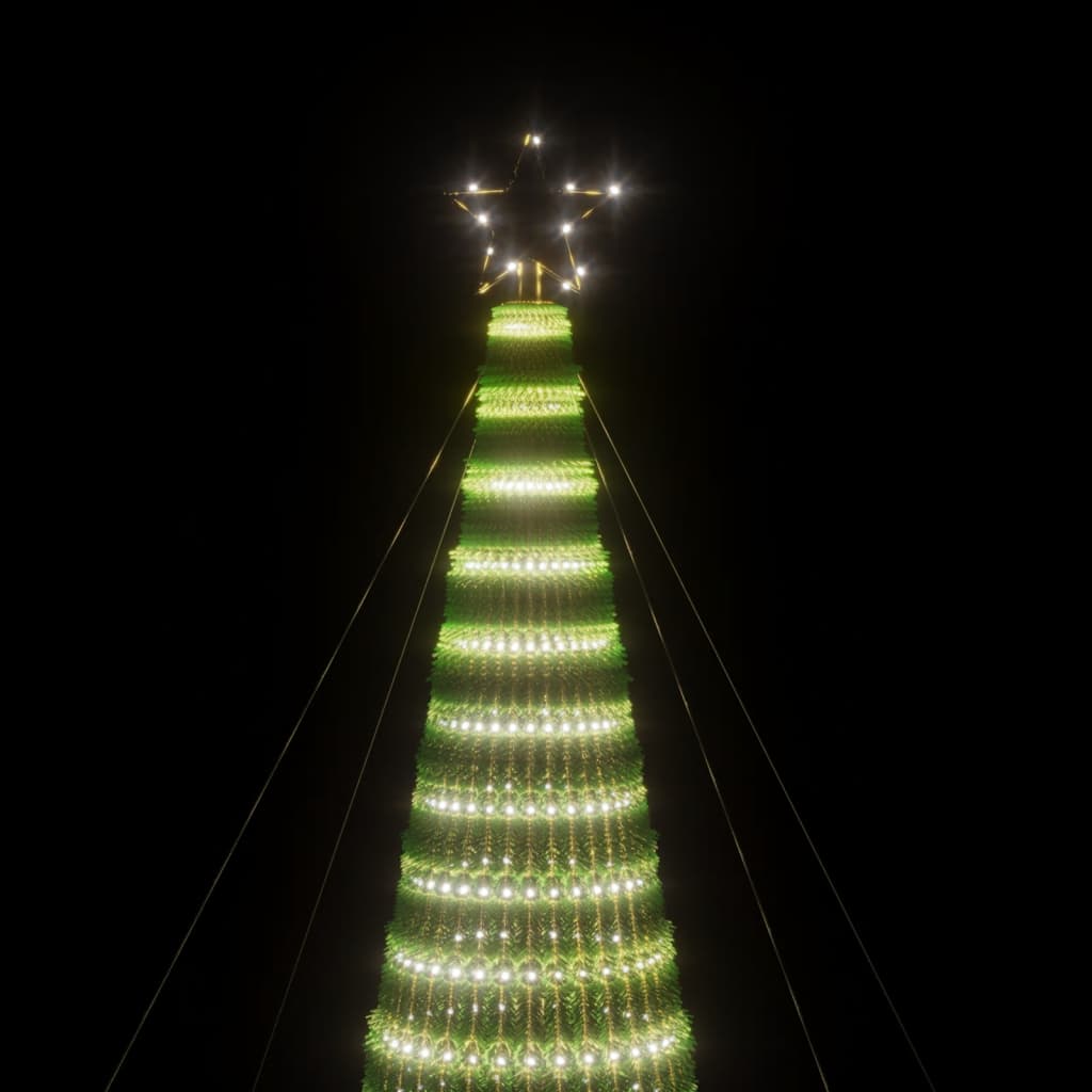 LED-kerstboom 1544 LEDs 500 cm koud wit