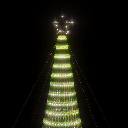 LED-kerstboom 1544 LEDs 500 cm koud wit
