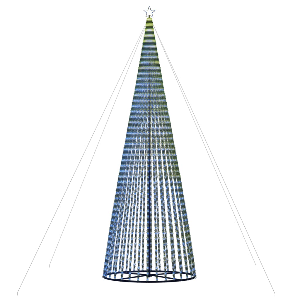 LED-kerstboom 1544 LEDs 500 cm blauw