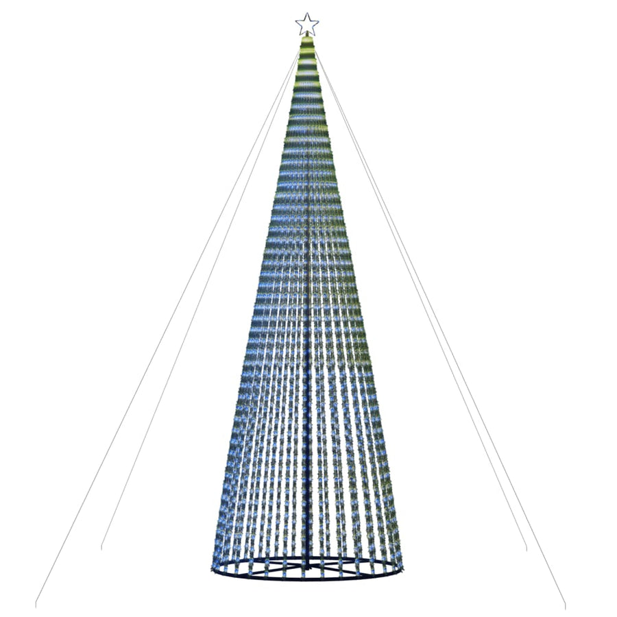 LED-kerstboom 1544 LEDs 500 cm blauw