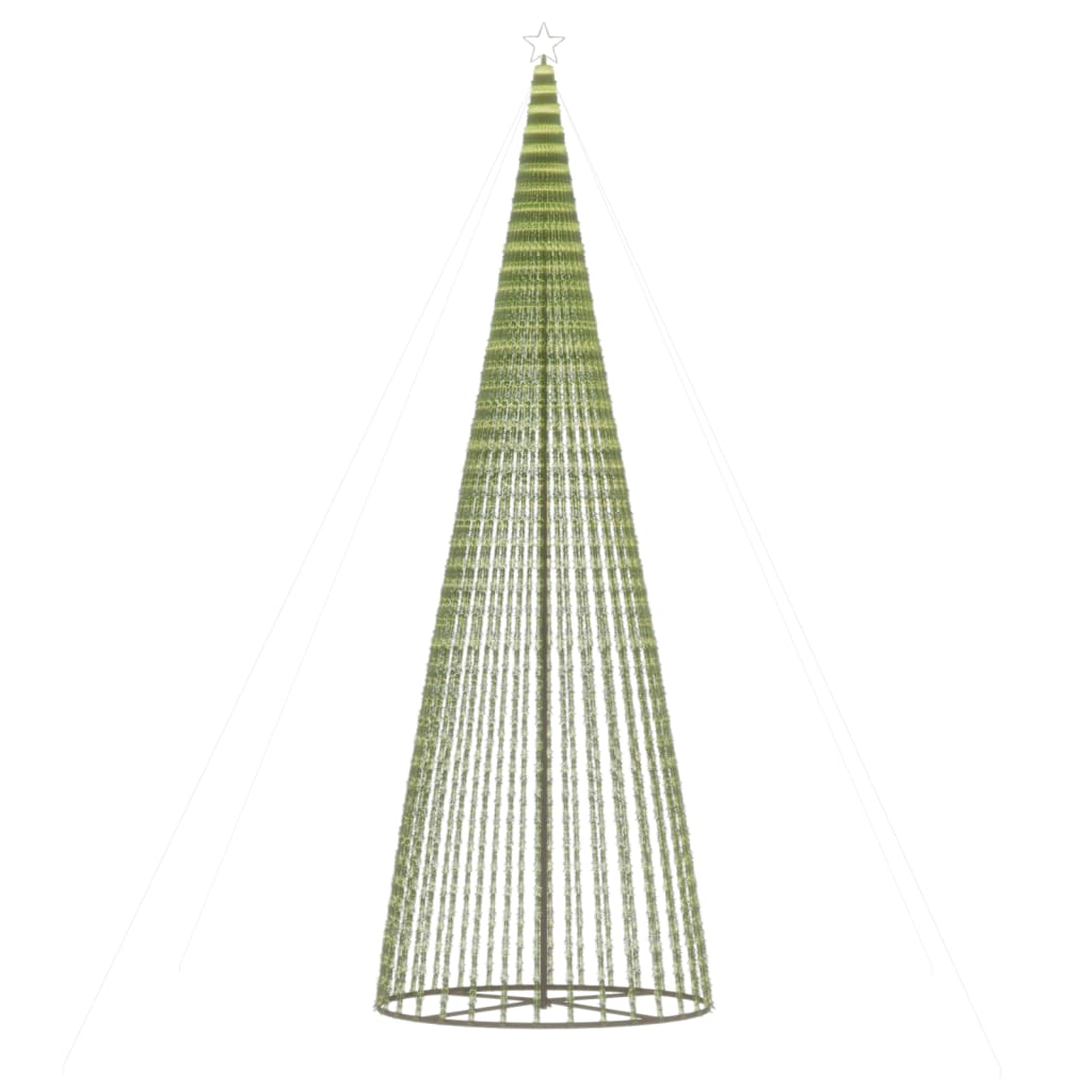 LED-kerstboom 1544 LEDs kleurrijk 500 cm