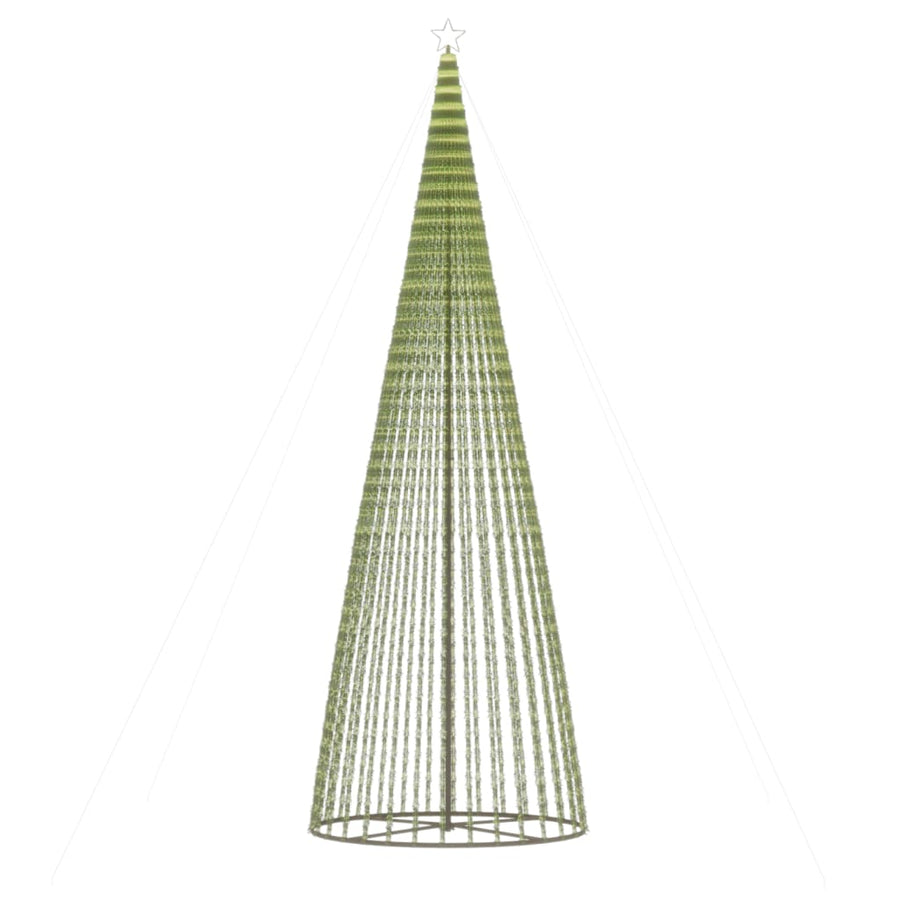 LED-kerstboom 1544 LEDs kleurrijk 500 cm