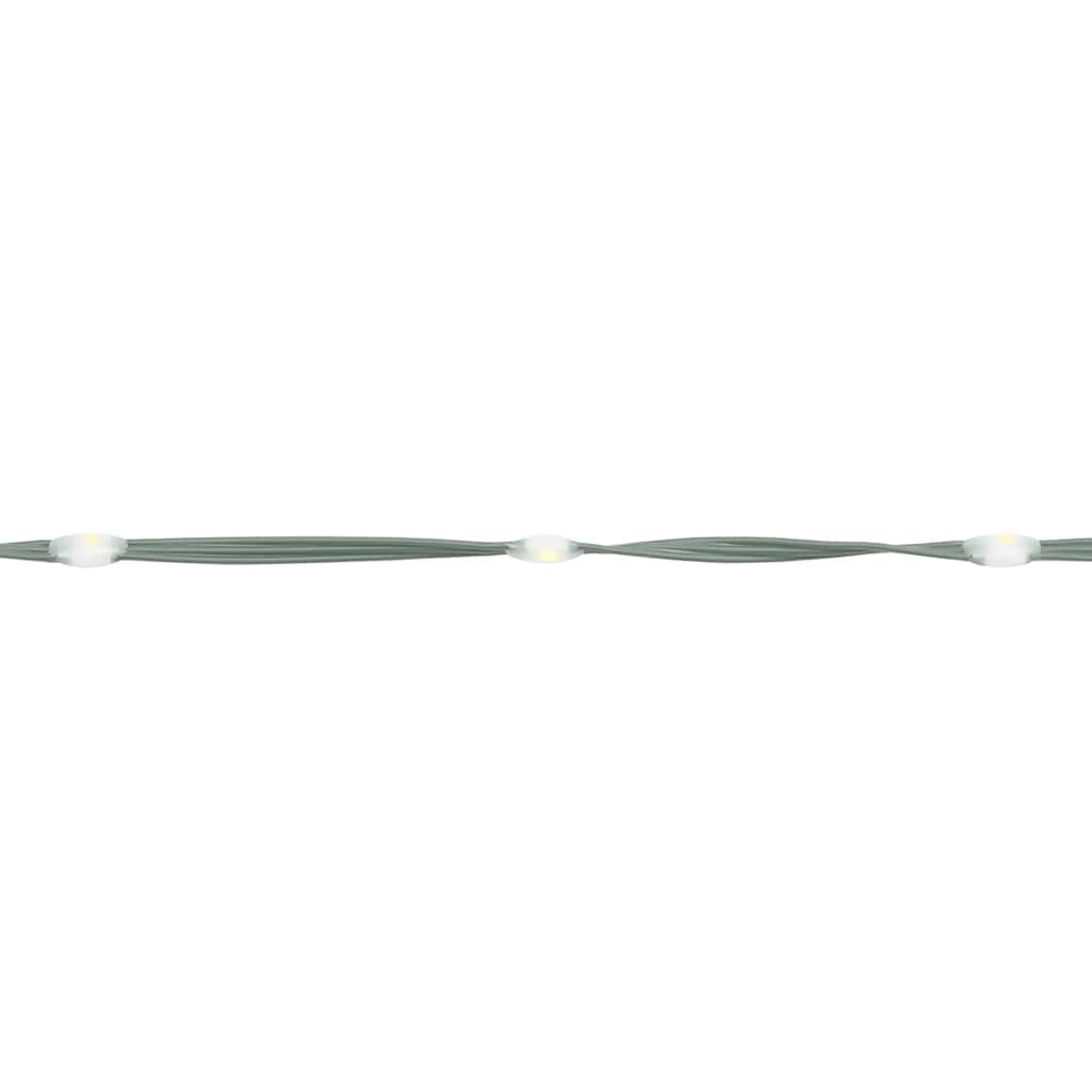 LED-kerstboom met spikes 220 LED's koud wit 180 cm