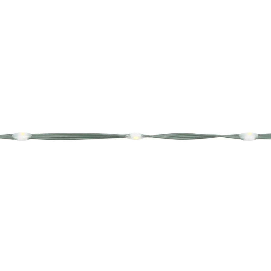 LED-kerstboom met spikes 220 LED's koud wit 180 cm