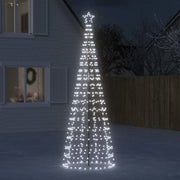 LED kerstboom 300 cm 570 LEDs koud wit