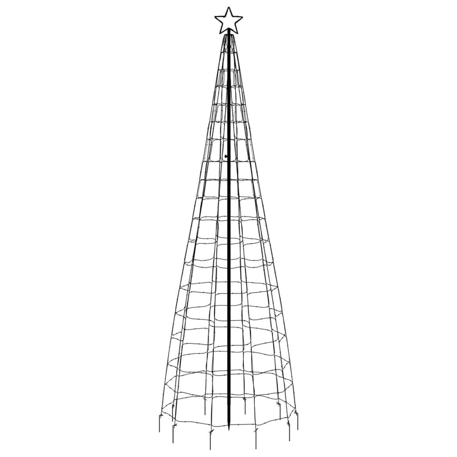 LED-kerstboom met spikes 570 LEDs 300 cm blauw