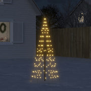 LED kerstboom vlaggenmast 180 cm 200 LED warm wit