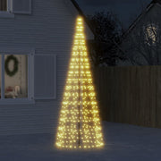 LED kerstboom lichtkegel 300 cm 550 LED's warm wit