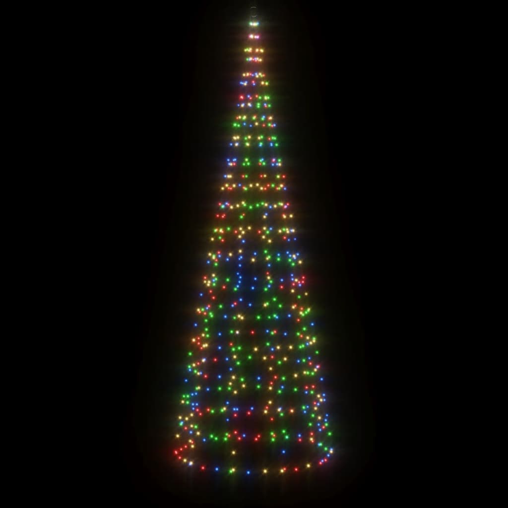 LED-kerstboom 550 LEDs kleurrijk 300 cm