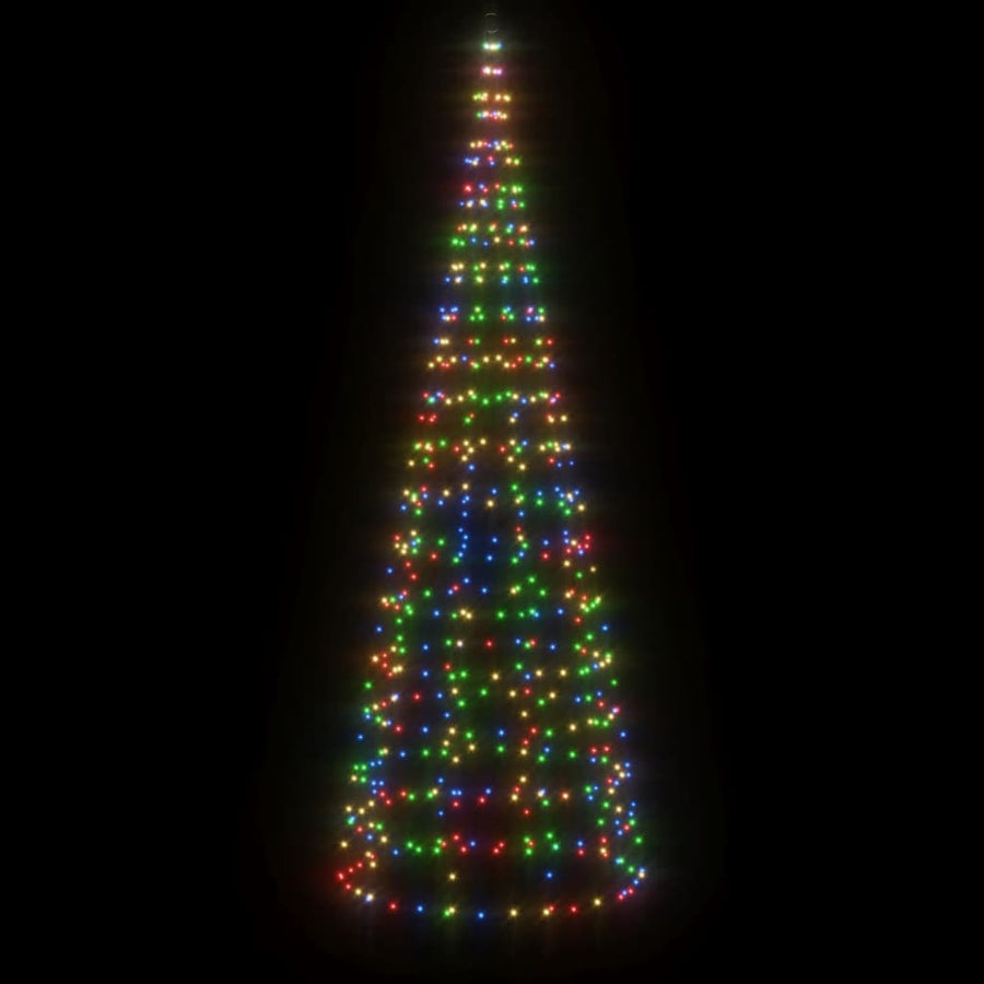 LED-kerstboom 550 LEDs kleurrijk 300 cm
