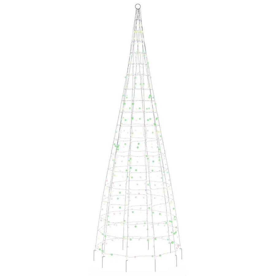 LED-kerstboom 550 LEDs kleurrijk 300 cm