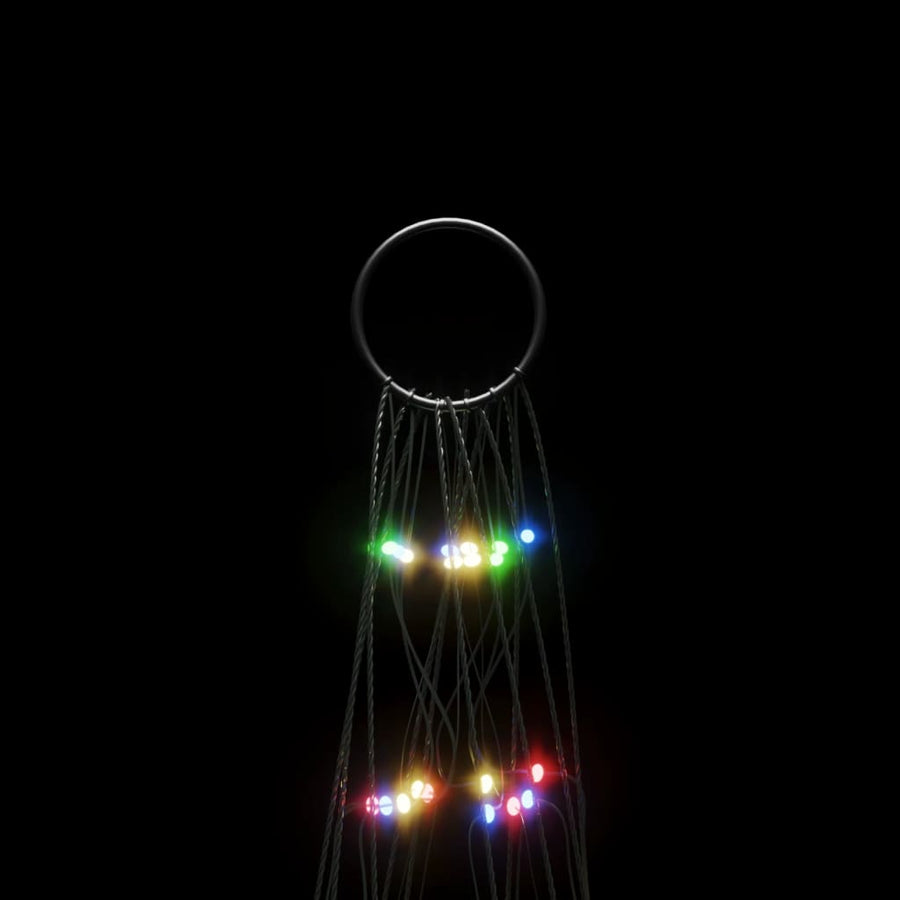 LED-kerstboom 550 LEDs kleurrijk 300 cm