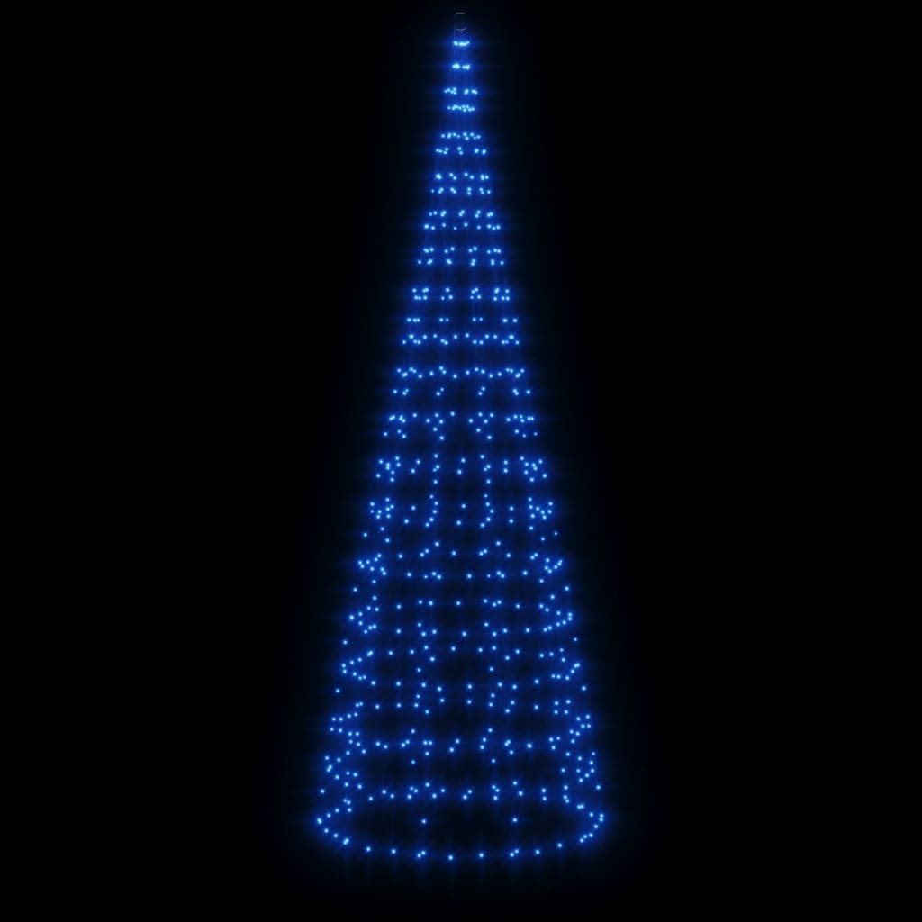 LED-kerstboom 550 LED's 300 cm blauw