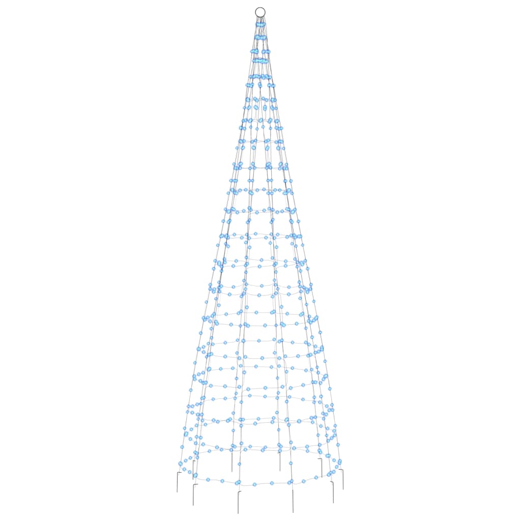 LED-kerstboom 550 LED's 300 cm blauw