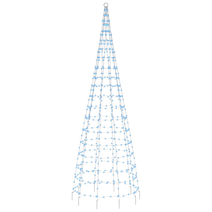 LED-kerstboom 550 LED's 300 cm blauw