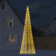 LED kerstboom lichtkegel 500 cm warm wit 1534 LEDs