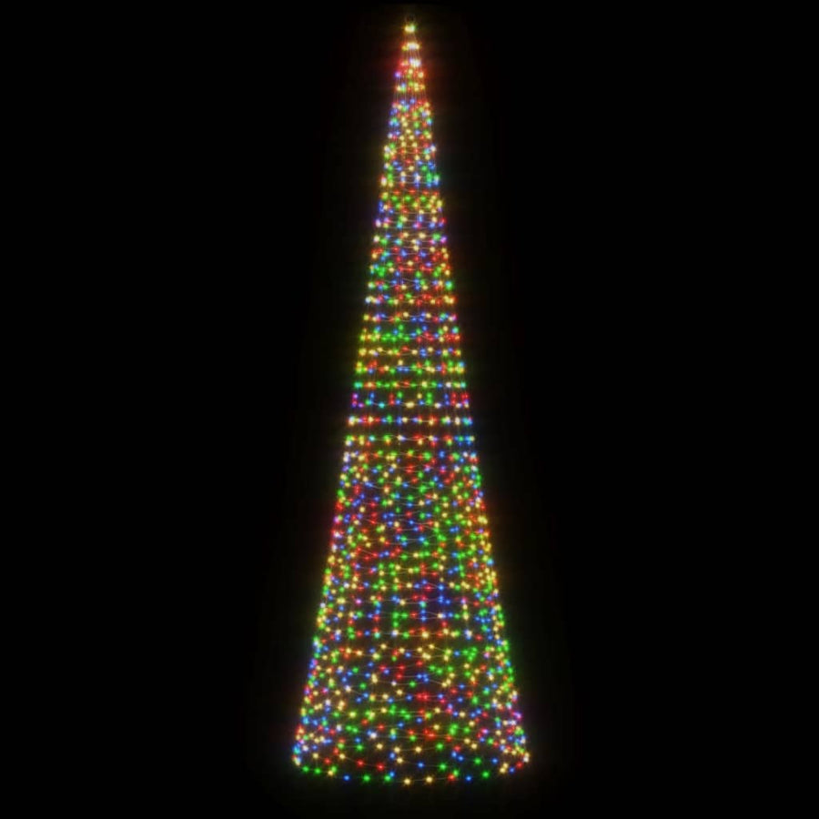 LED-kerstboom 1534 LEDs kleurrijk 500 cm