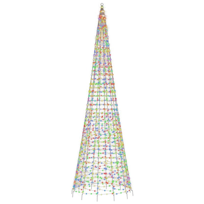 LED-kerstboom 1534 LEDs kleurrijk 500 cm