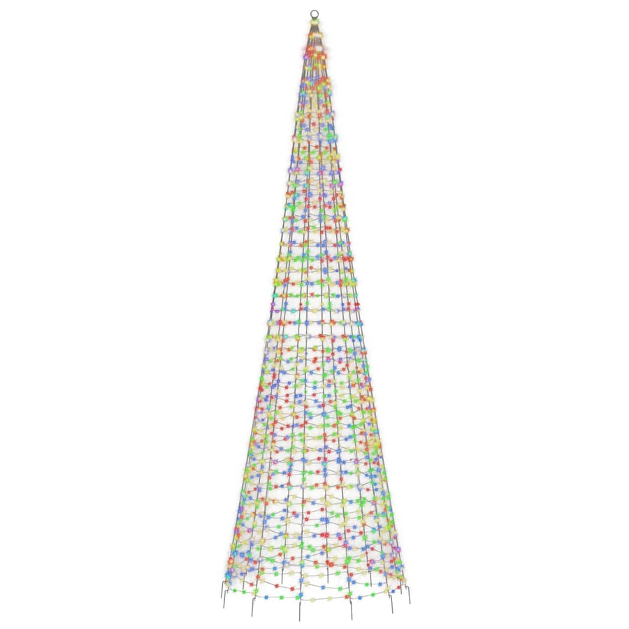 LED-kerstboom 1534 LEDs kleurrijk 500 cm
