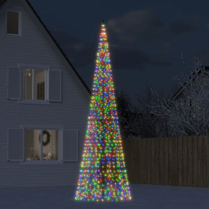 LED-kerstboom 1534 LEDs kleurrijk 500 cm