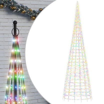 LED-kerstboom 3000 LEDs kleurrijk 800 cm