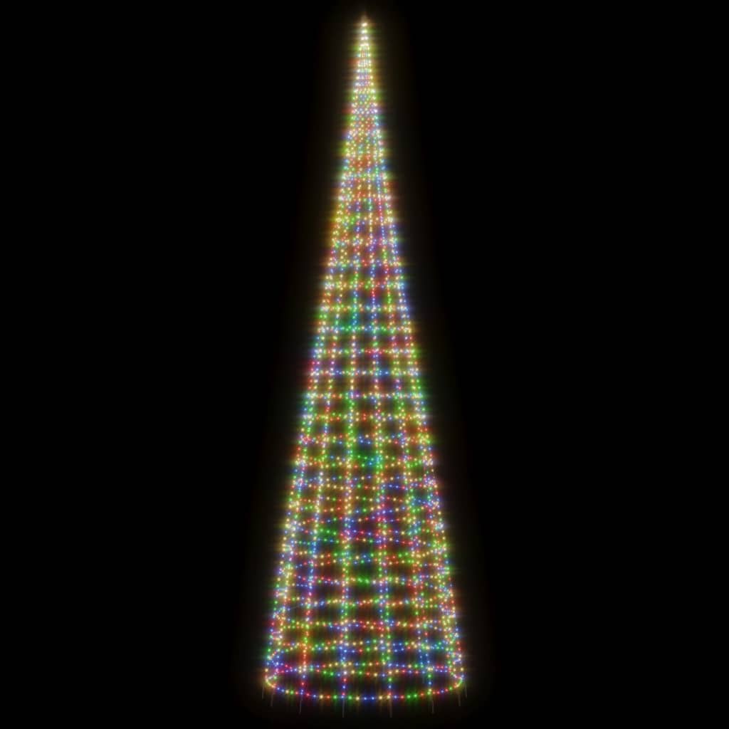 LED-kerstboom 3000 LEDs kleurrijk 800 cm