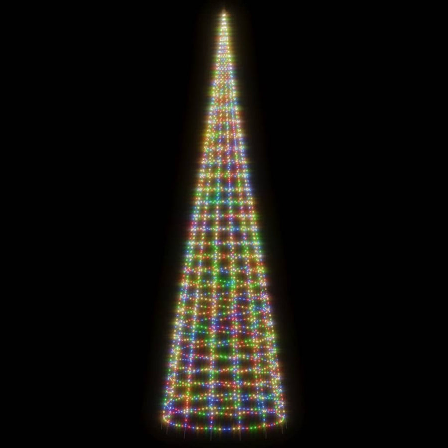 LED-kerstboom 3000 LEDs kleurrijk 800 cm