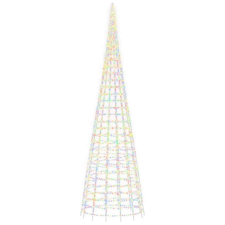 LED-kerstboom 3000 LEDs kleurrijk 800 cm