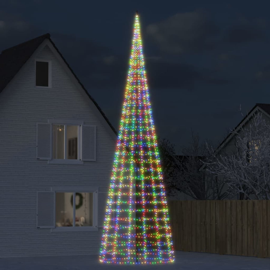 LED-kerstboom 3000 LEDs kleurrijk 800 cm